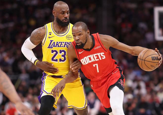 东契奇砍40+10助 詹姆斯爆发湖人客场力克火箭